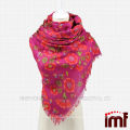 Red Tassel Scarf Wholesale Flower Scarf